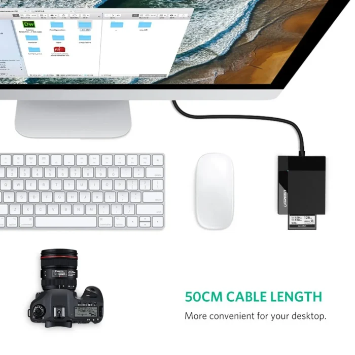 UGreen 4-in-1 USB 3.0 SD/TF Card Reader - Image 5