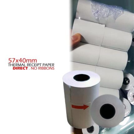 [1 Pack x 10Rolls] Nets Machine Paper | Direct Thermal Printing Paper
