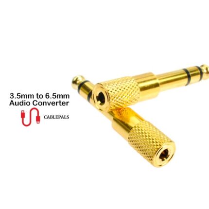 Threaded 1/4" Headphone Audio Adapter