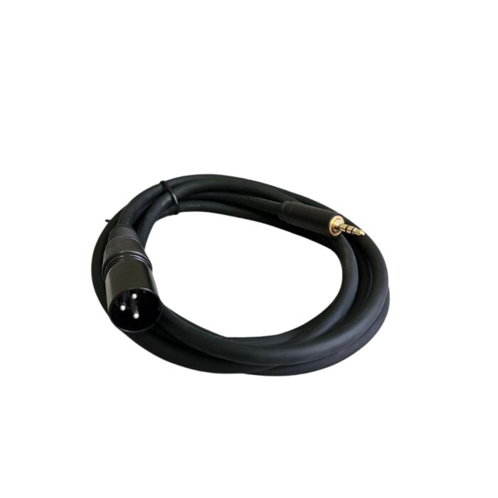 XLR to 3.5mm Cable | 2m Male to Male Audio Cable - Image 2