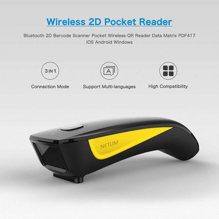 Netum Pocket Barcode Scanner 2D pocket barcode scanner